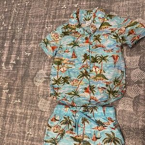 Summer toddler shirt, shorts and romper 12-18